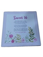 Qty 20 Sweet 16 Decorative Gift Tiles