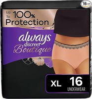Always Discreet Boutique Womens Underwear XL $21