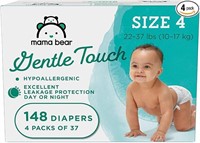 Mama Bear Gentle Touch Diapers Size 4 $34