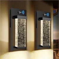 $68  Dusk to Dawn LED Sconce  Waterproof (2 Pack)