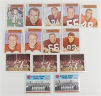 1966 Philadelphia Cleveland Browns Cards