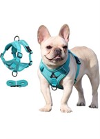 (S) No Pull Dog Harness Small Breed - grey