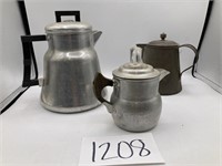 Vintage Aluminum Coffee Pots