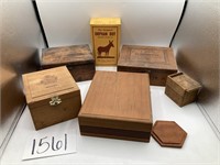 Wooden Cigar Boxes- Queen's, Garcia, House Windsor