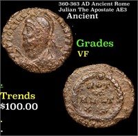 360-363 AD Ancient Rome Julian The Apostate AE3 An