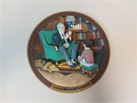Norman Rockwell Centennial Plate - The Tycoon