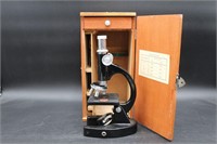 Vtg. Tasco "Deluxe High Quality" Microscope