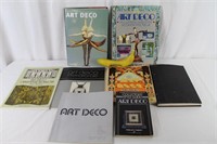 8 Art Deco Collector Reference Books+++