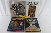 4 Art Deco AMERICA Coffee Table Reference Books