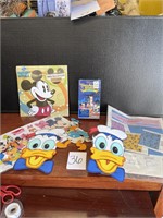 Disney lot Donald Duck magnets, VHS, clings & more