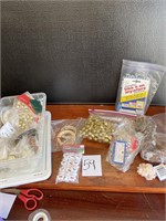craft supplies lot bells and more