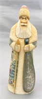 Russian Style hand carved and painted Santa