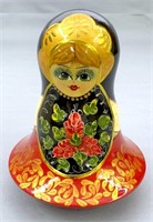 Vintage Russian hand painted Roly-Poly Chiming