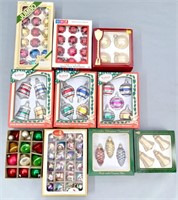 Christmas Ornaments - (10) boxes as pictured -