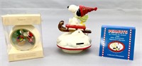 Snoopy Christmas pieces including Schmid Music