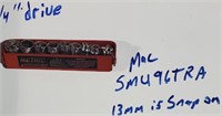 MAC Sockets 1/4" Drive Metric Swivel