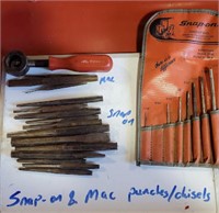 Punches & Chisels Snap On & Mac