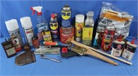 Liquid Wrench, Spray Paint, Lighter Fluid, Poly