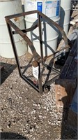 Cart for metal barrels