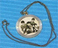 Vintage Beatles Photo Medallion Necklace