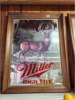 Miller High Life Deer Mirror