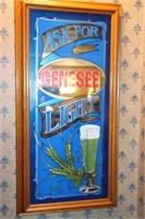 S: Genesee Light Bar Mirror (22" Tall x 11" Wide)