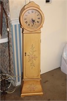 NS: Decorative Floor Clock w/ 3 Interior Storage S