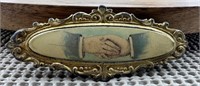 Vintage Odd Fellows Handshake pin