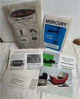 Vintage Mercury motor manuals - Postcard
