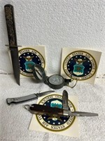 Vintage Misc knife - compass lot