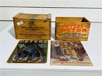 Wooden Ammo Boxes & Decorative Signs