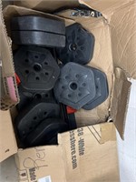 Box of Adjustable Weights - Brand and Capacity