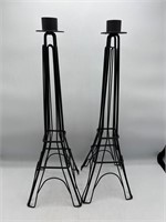 Eiffel tower candle holders metal