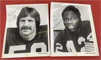 (2) Green Bay Packers autographed photos