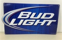 * 2011 Bud Light embossed tin sign  29x17