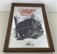 * Miller High Life Wisconsin Black Bear mirror
