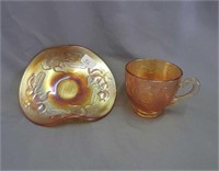 Kittens 2 sides up dish & cup - marigold