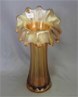 Corinth 9 1/2" JIP vase - amber