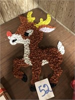 Reindeer Popcorn Art