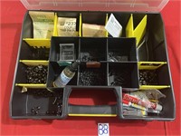 HO Scale- Stanley Organizer w/Wheels, Hitches ect.