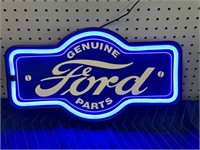 GENUINE FORD PARTS NEON SIGN