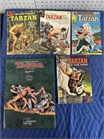 5 COMIC BOOK LOT TARZAN