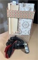 Vintage Royal Hand Vacuum Cleaner, Floral Wrapping