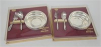 (2) King Edward Exquisite Silverplate Sets