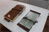 Vintage warming trays