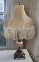 Vintage Victorian Style Brocade Lampshade w/Tassel