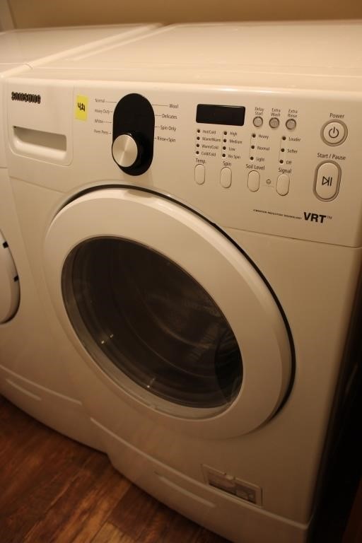 Samsung front load washer with stand