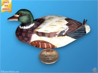 Painted Wood Duck Decoy