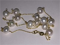 14K PEARL NECKLACE