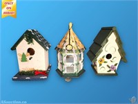 Pair of Bird Houses and Gazebo